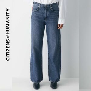 Sz 27 Citizens of Humanity Annina High Rise Wide Leg Jeans